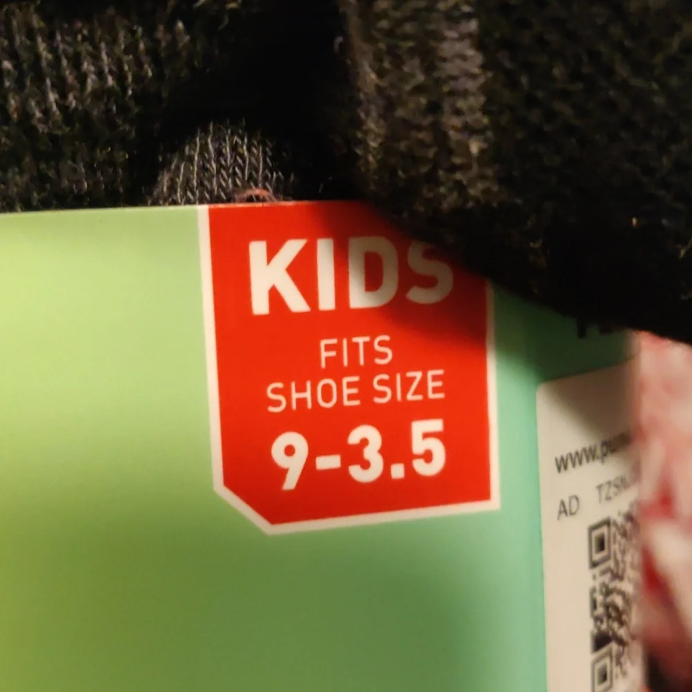 New! Puma Kids' 10-pair low-cut socks with DRYCELL moisture-wicking